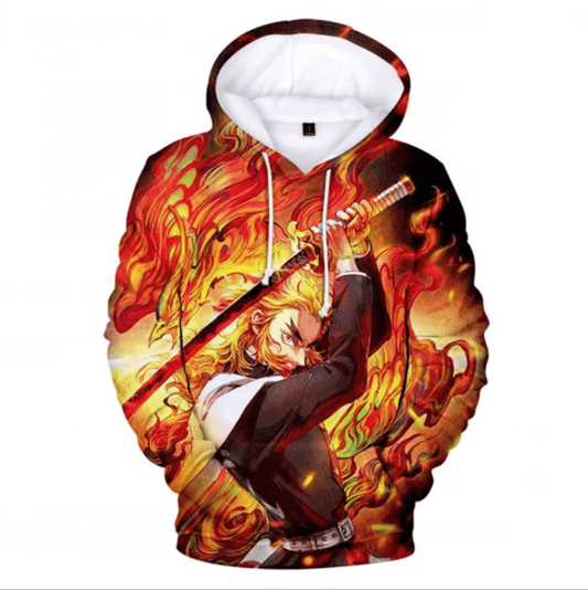 OtakuForm-DemonSlayer Hoodie / US XS 3D Print Anime Demon Slayer Hoodies Sweatshirts