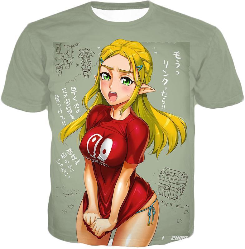 OtakuForm Inc Hoodie T-Shirt / XXS Ahegao Hoodie The Legend of Zelda Princess Zelda Inazuma