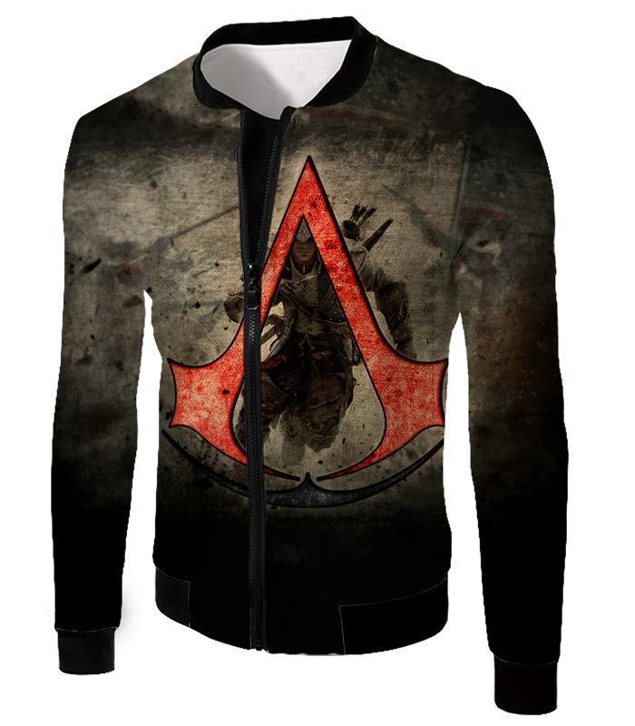 OtakuForm-OP Hoodie Jacket / XXS Amazing Assassin's Creed III Logo Promo Awesome Graphic Hoodie