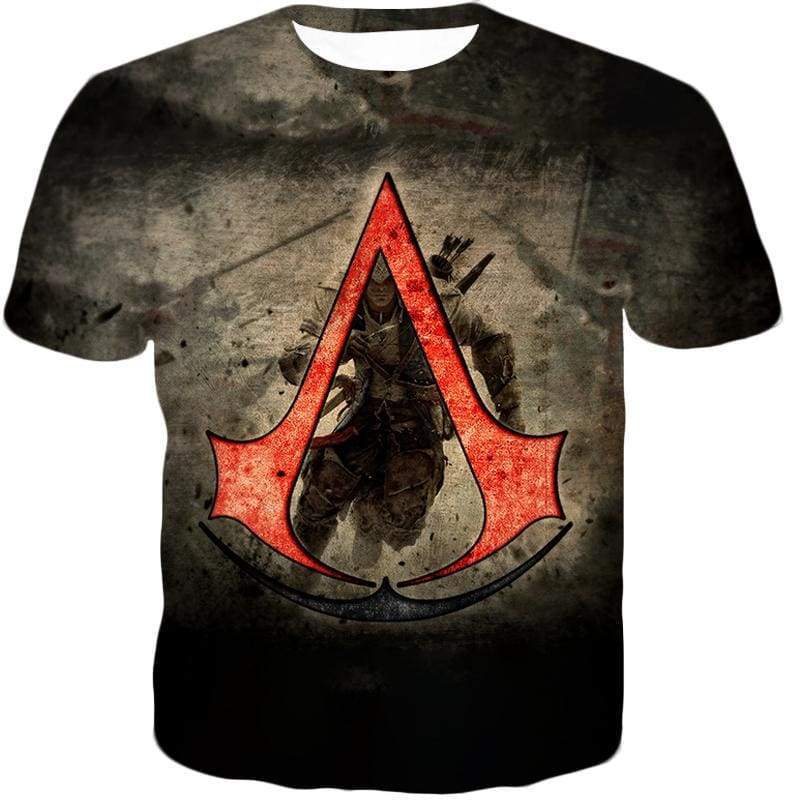 OtakuForm-OP Sweatshirt T-Shirt / XXS Amazing Assassin's Creed III Logo Promo Awesome Graphic Sweatshirt