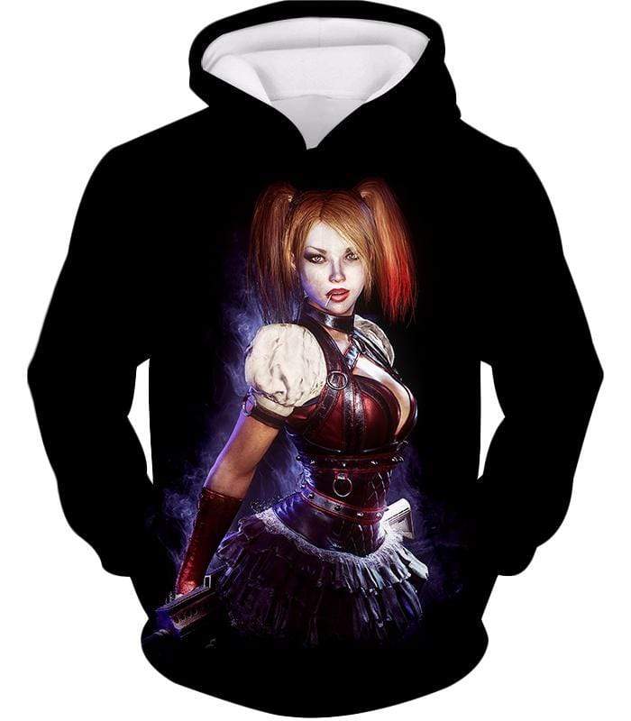 OtakuForm-OP Sweatshirt Hoodie / XXS Amazing Harley Quinn Fan Art HD Awesome Black ] Sweatshirt