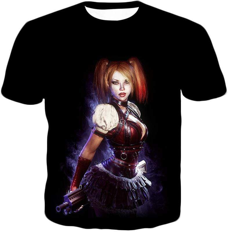 OtakuForm-OP Sweatshirt T-Shirt / XXS Amazing Harley Quinn Fan Art HD Awesome Black ] Sweatshirt