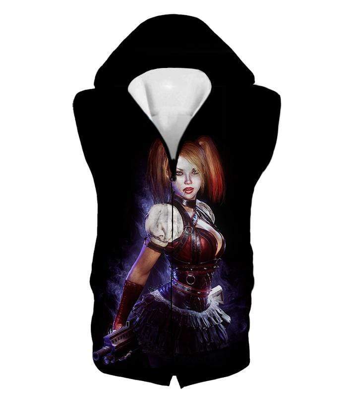 OtakuForm-OP T-Shirt Hooded Tank Top / XXS Amazing Harley Quinn Fan Art HD Awesome Black ] T-Shirt