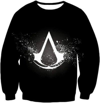 OtakuForm-OP Sweatshirt Sweatshirt / XXS Amazing Logo Assassin's Creed Cool Black Sweatshirt