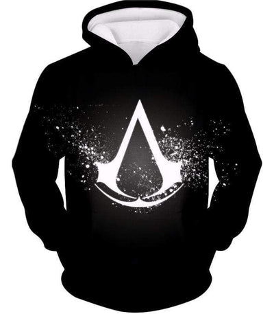 OtakuForm-OP Sweatshirt Hoodie / XXS Amazing Logo Assassin's Creed Cool Black Sweatshirt
