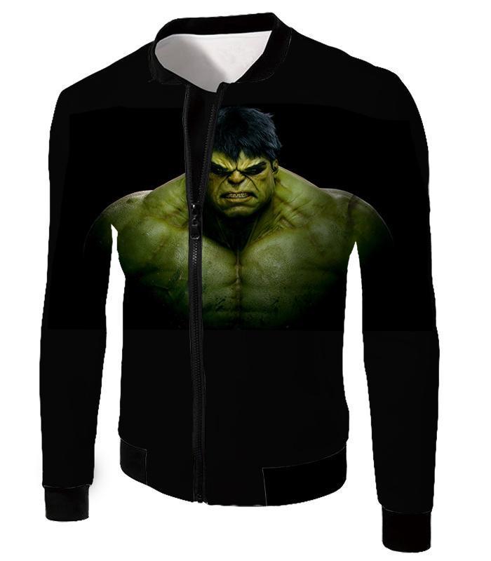 OtakuForm-OP Hoodie Jacket / XXS Amazing Superhero Hulk Black Hoodie