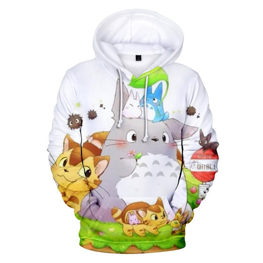 Totoro Hoodie XXS Anime My Neighbor Totoro Hoodie – Hooded Sweatshirt
