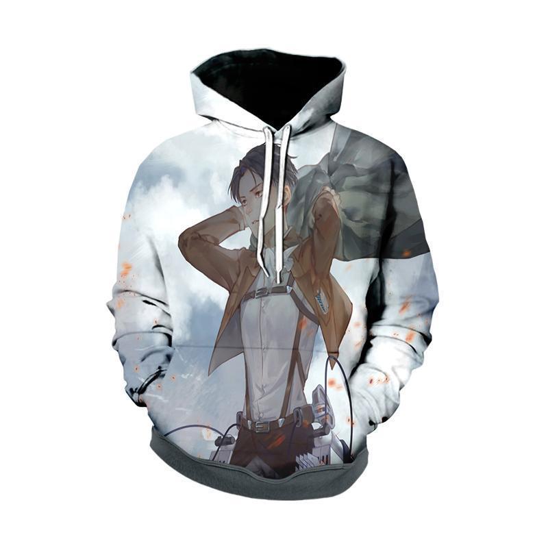 Attack On Titan Hoodie XXS AOT Levi and Scout Regiment Uniform Hoodie - AOT Hoodie
