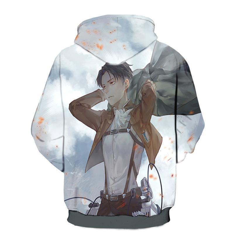 Attack On Titan Hoodie XXS AOT Levi and Scout Regiment Uniform Hoodie - AOT Hoodie