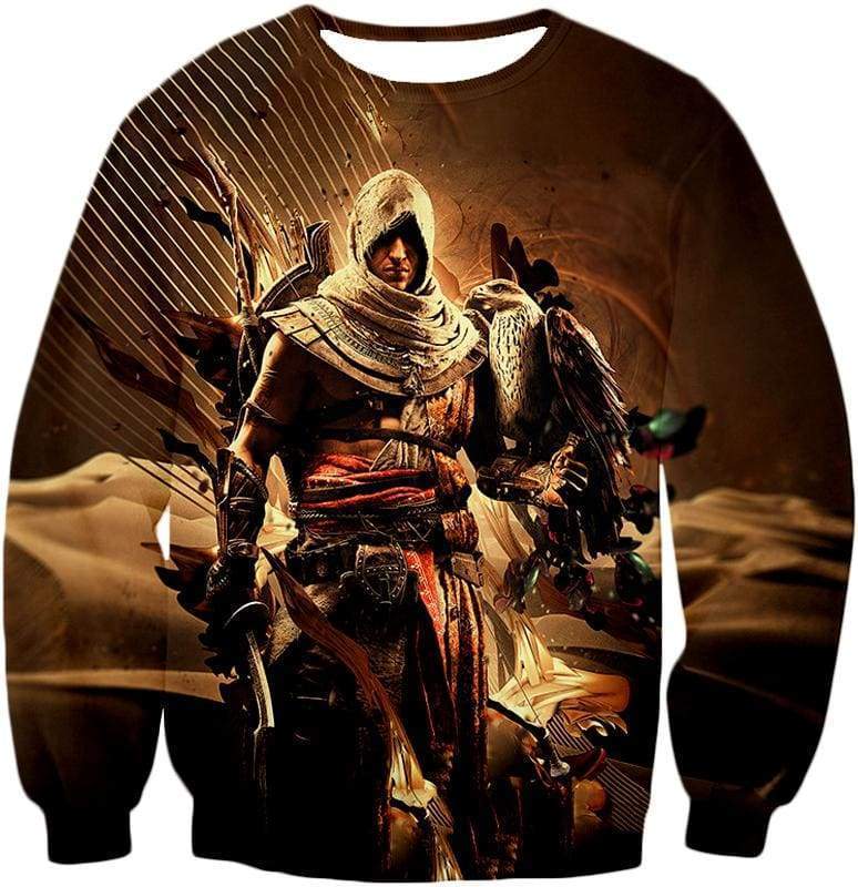 OtakuForm-OP Sweatshirt Sweatshirt / XXS Assassin's Creed Origins Bayek of Siwa Cool Graphic Sweatshirt