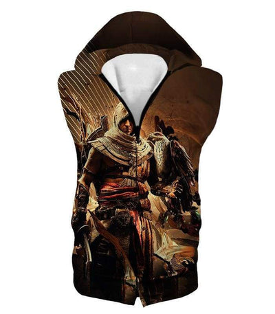 OtakuForm-OP Sweatshirt Hooded Tank Top / XXS Assassin's Creed Origins Bayek of Siwa Cool Graphic Sweatshirt