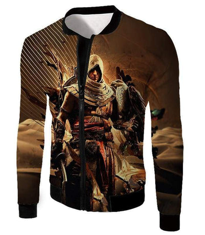 OtakuForm-OP Sweatshirt Jacket / XXS Assassin's Creed Origins Bayek of Siwa Cool Graphic Sweatshirt