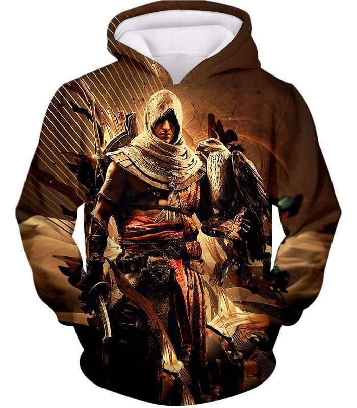 OtakuForm-OP Sweatshirt Hoodie / XXS Assassin's Creed Origins Bayek of Siwa Cool Graphic Sweatshirt
