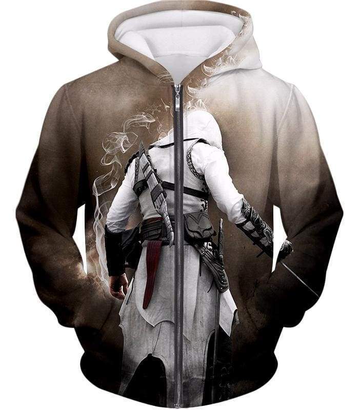 OtakuForm-OP Sweatshirt Zip Up Hoodie / XXS Assassins Legend Altair Ibn-LaAhad Cool Action Promo Sweatshirt