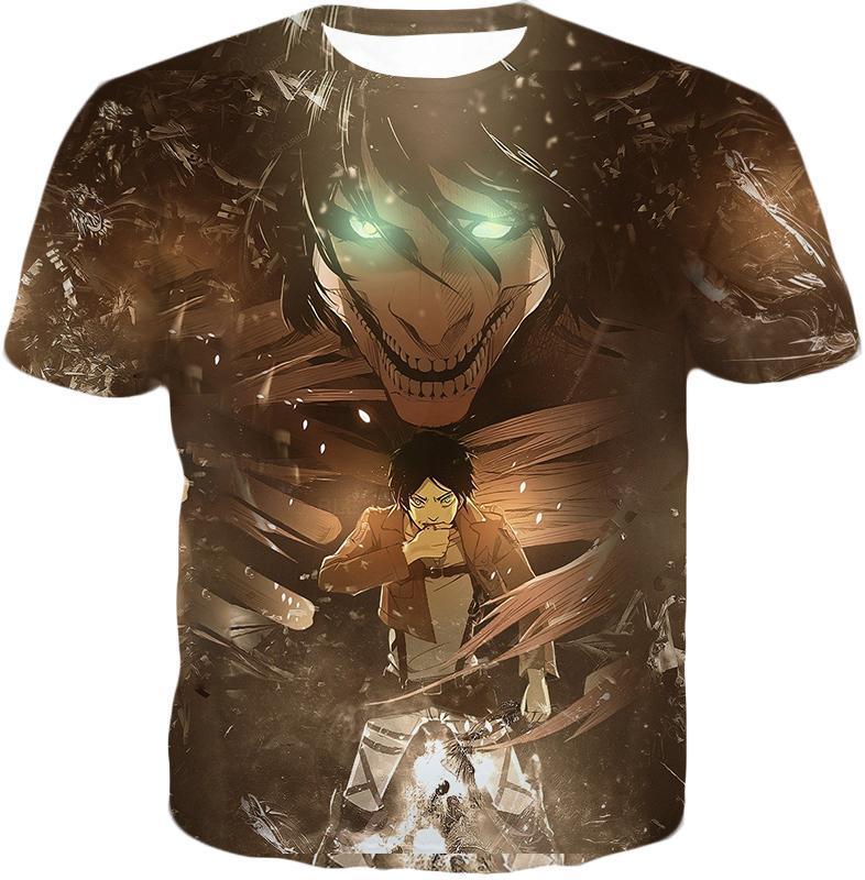 OtakuForm-OP T-Shirt T-Shirt / US XXS (Asian XS) Attack on Titan Eren Yeager The Titan Dark T-Shirt