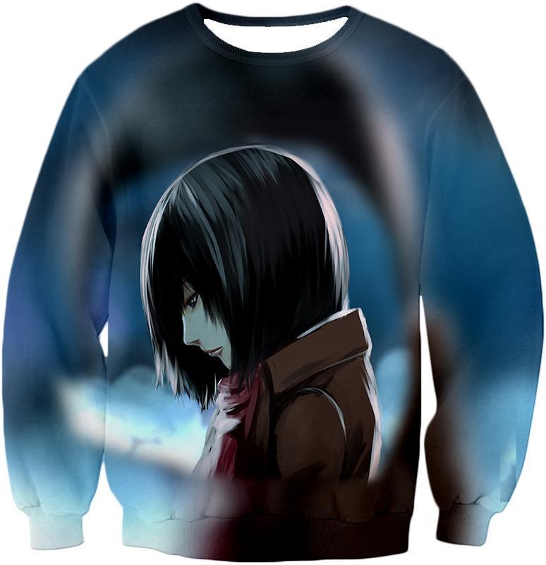 OtakuForm-OP Sweatshirt Sweatshirt / US XXS (Asian XS) Attack on Titan Most Beautiful Mikasa Ackerman Sweatshirt
