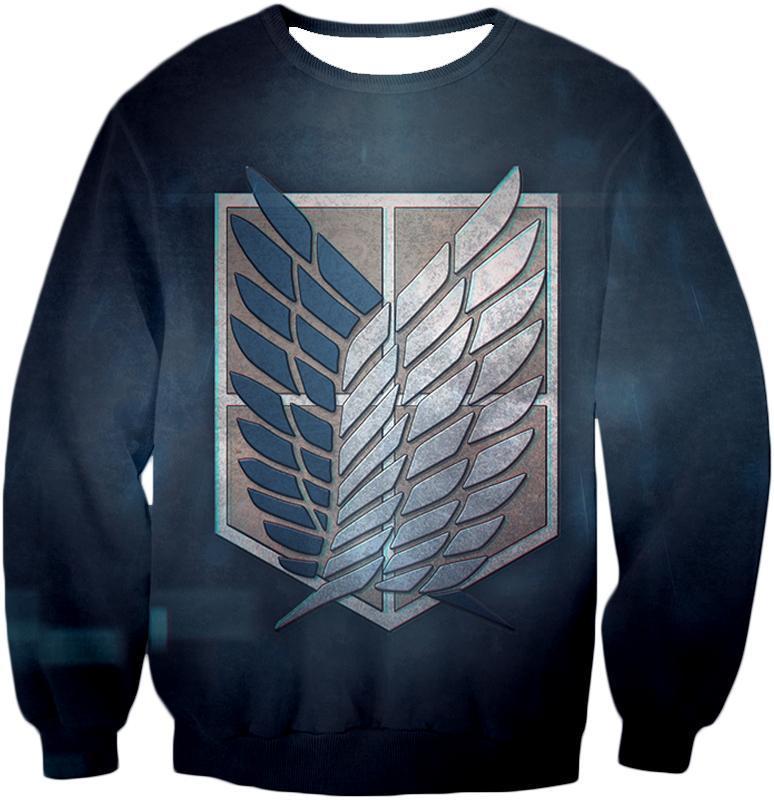 OtakuForm-OP Sweatshirt Sweatshirt / US XXS (Asian XS) Attack on Titan Powerful Titan Eren Yeager Sweatshirt