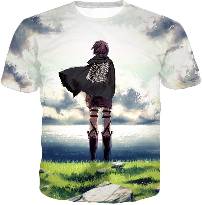 OtakuForm-OP T-Shirt T-Shirt / XXS Attack On Titan T-Shirt - Attack on Titan Super Cool Survey Corp Soldier Awesome Anime Promo Graphic T-Shirt
