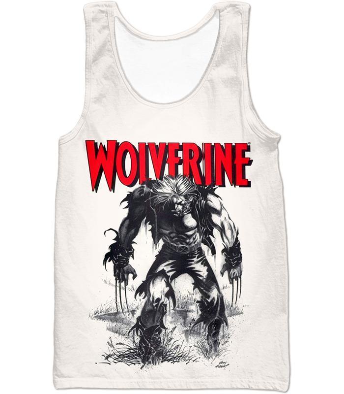 Otakuform-OP T-Shirt Tank Top / XXS Awesome Animated Wolverine Promo Cool White T-Shirt