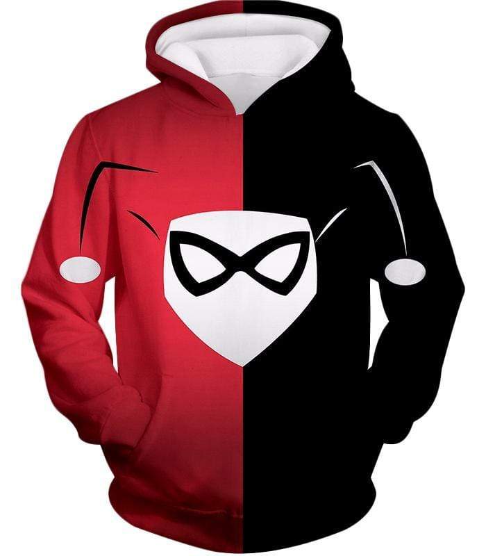 OtakuForm-OP Sweatshirt Hoodie / XXS Awesome Harley Quinn Logo Promo Red and Black Sweatshirt