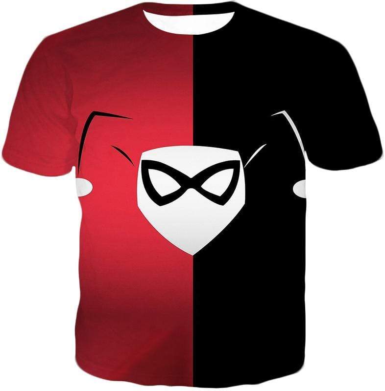 OtakuForm-OP Zip Up Hoodie T-Shirt / XXS Awesome Harley Quinn Logo Promo Red and Black Zip Up Hoodie