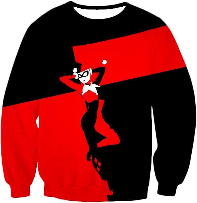 OtakuForm-OP Sweatshirt Sweatshirt / XXS Awesome Harley Quinn Promo Red and Black Sweatshirt