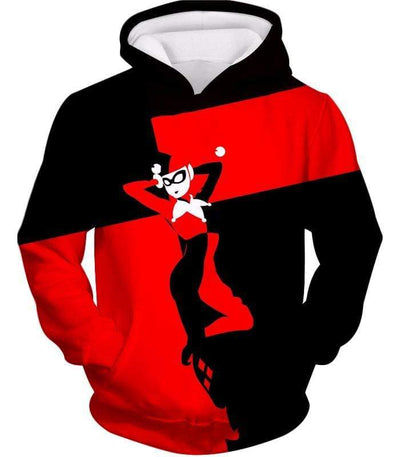 OtakuForm-OP Sweatshirt Hoodie / XXS Awesome Harley Quinn Promo Red and Black Sweatshirt