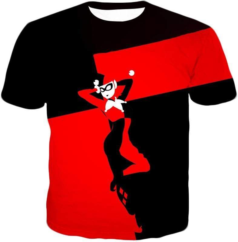 OtakuForm-OP Zip Up Hoodie T-Shirt / XXS Awesome Harley Quinn Promo Red and Black Zip Up Hoodie