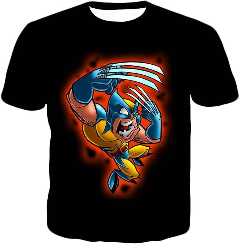 Otakuform-OP Hoodie T-Shirt / XXS Awesome Wolverine Funny Animation Amazing Black Hoodie