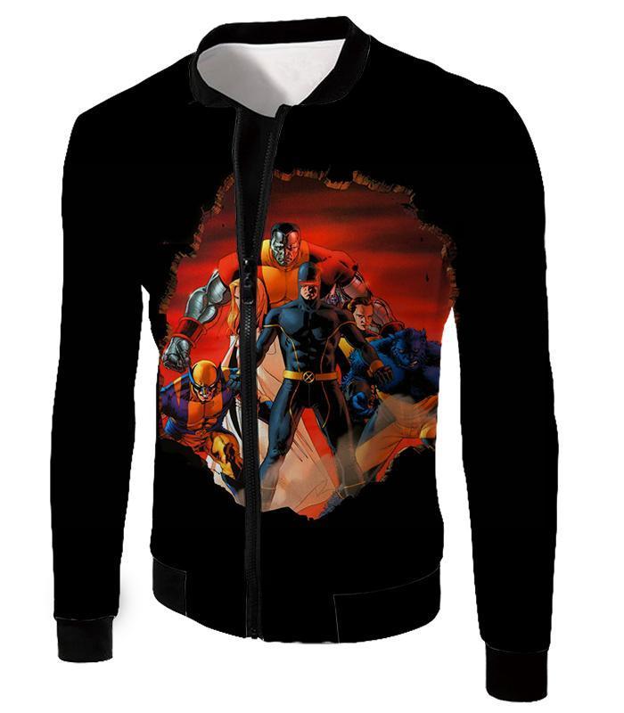 OtakuForm-OP T-Shirt Jacket / XXS Awesome X-Men Heroes Black T-Shirt