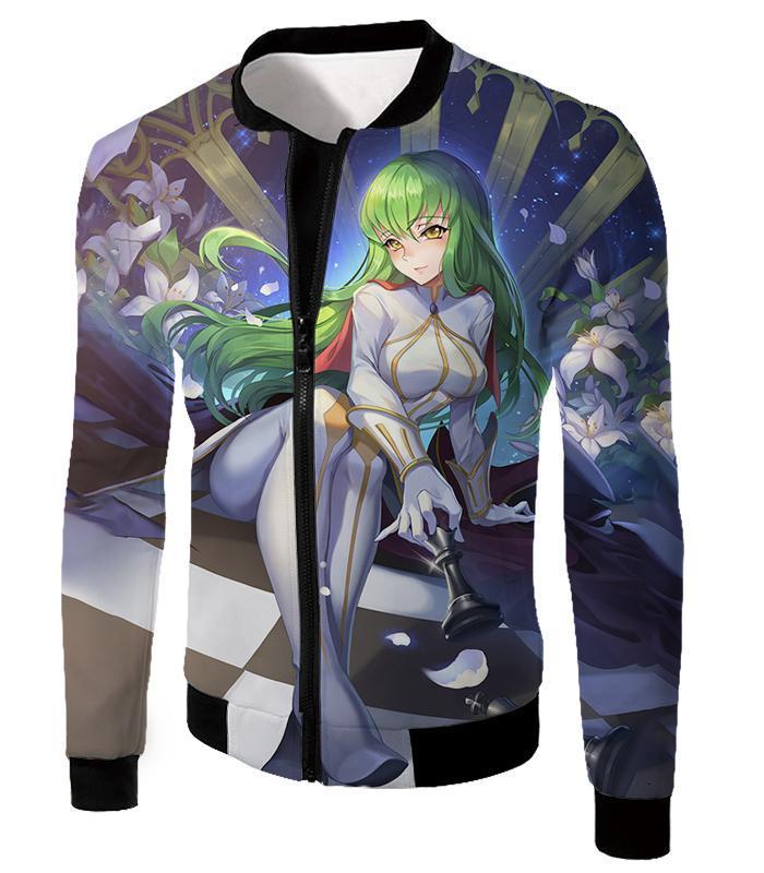 OtakuForm-OP T-Shirt Jacket / XXS Beautiful Code Geass Green Headed Anime Girl Cool Poster T-Shirt