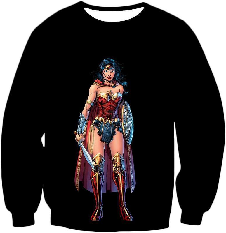 Otakuform-OP Hoodie Sweatshirt / XXS Best Amazonian Wonderwoman Cool Black Hoodie