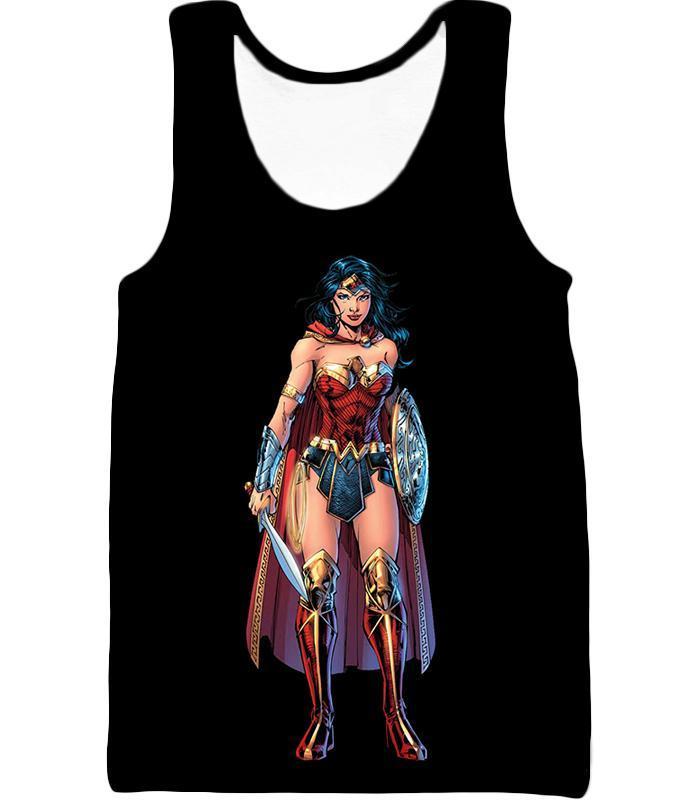 Otakuform-OP T-Shirt Tank Top / XXS Best Amazonian Wonderwoman Cool Black T-Shirt