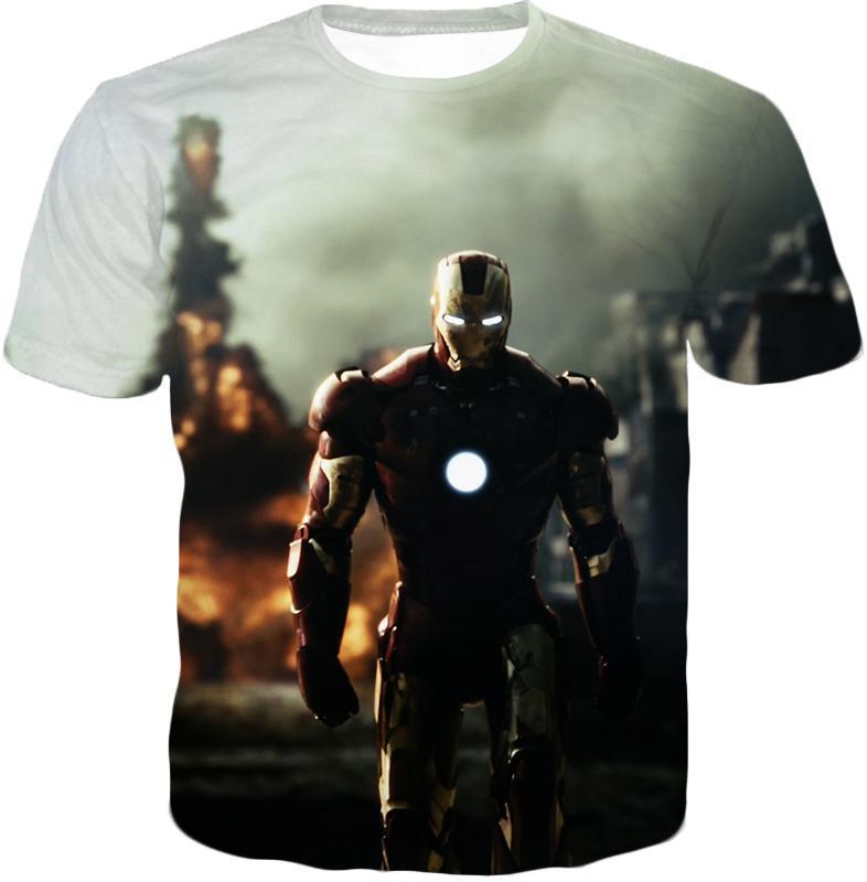 OtakuForm-OF T-Shirt T-Shirt / XXS Best Avenger Iron Man HD Action Print T-Shirt