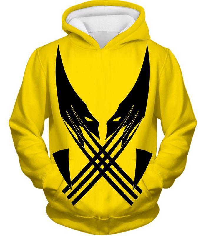 OtakuForm-OP Hoodie Hoodie / XXS Best Mutant Hero Wolverine Promo Yellow Hoodie