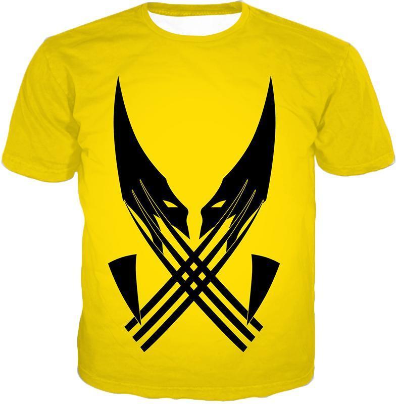 OtakuForm-OP T-Shirt T-Shirt / XXS Best Mutant Hero Wolverine Promo Yellow T-Shirt