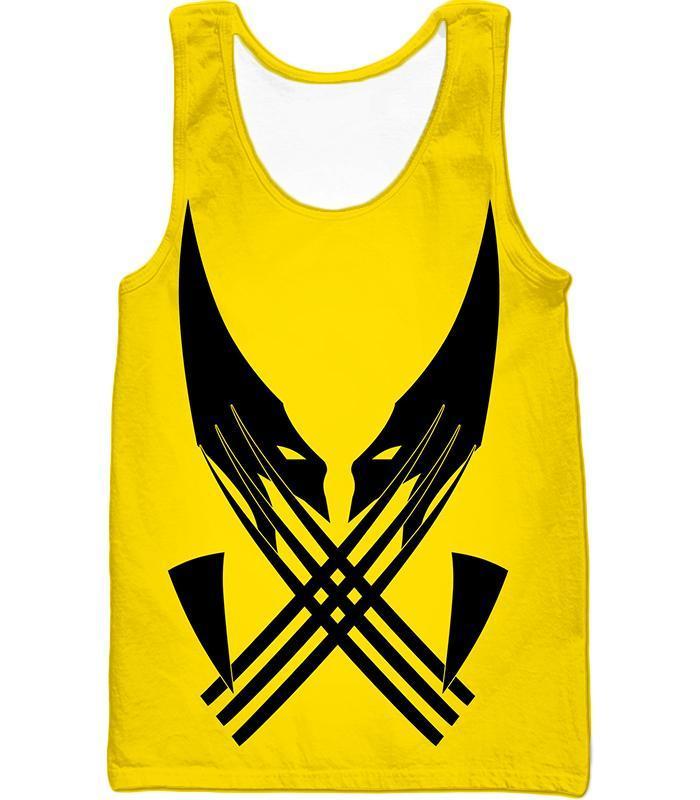 OtakuForm-OP T-Shirt Tank Top / XXS Best Mutant Hero Wolverine Promo Yellow T-Shirt