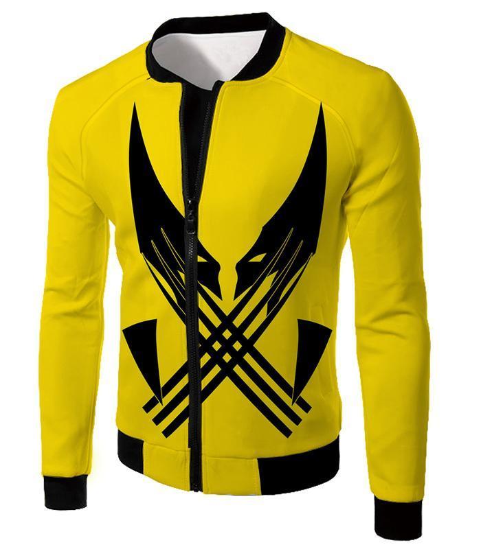 OtakuForm-OP T-Shirt Jacket / XXS Best Mutant Hero Wolverine Promo Yellow T-Shirt