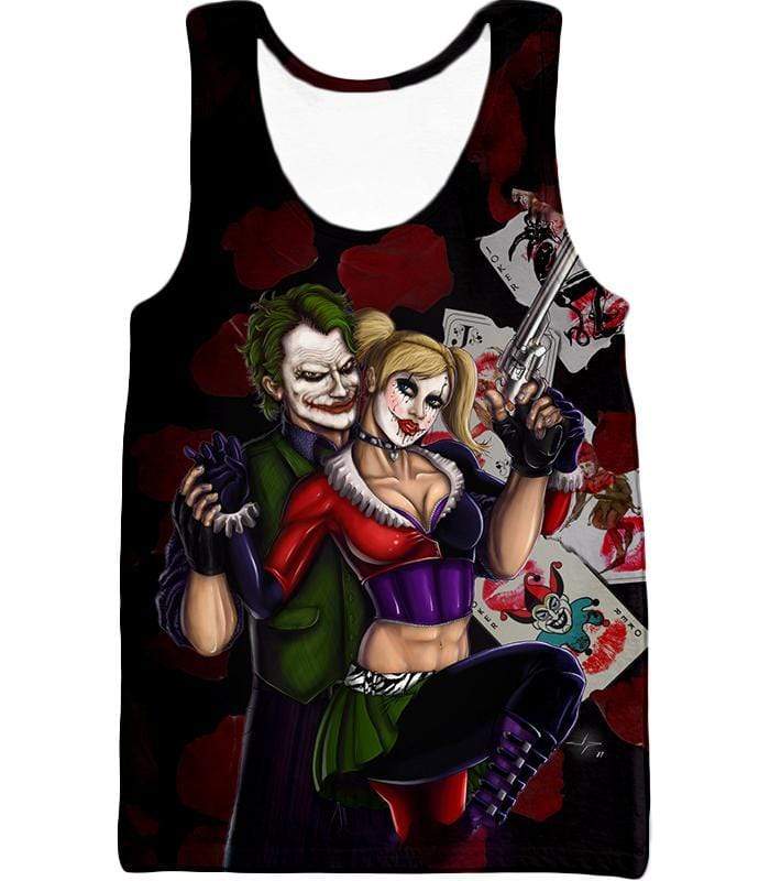OtakuForm-OP Hoodie Tank Top / XXS Best Villain Couple Joker X Harley Quinn Graphic Hoodie