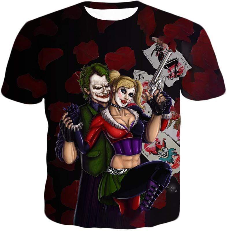 OtakuForm-OP T-Shirt T-Shirt / XXS Best Villain Couple Joker X Harley Quinn Graphic T-Shirt
