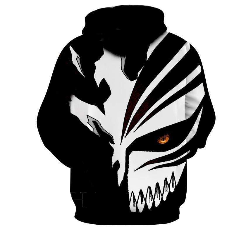 OtakuForm-Bleach Hoodie XXS Bleach Hollow Ichigo Mask Hoodie - Bleach Anime Premium 3D Hoodie
