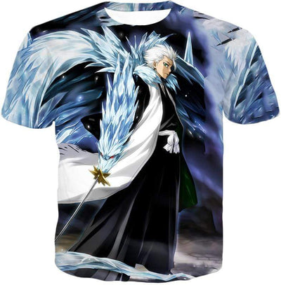 OtakuForm-OP T-Shirt T-Shirt / XXS Bleach Super Cool Shinigami Toshiro Hitsugaya Ultimate Action T-Shirt