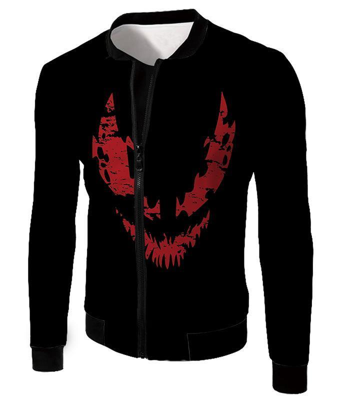 OtakuForm-OP Jacket Jacket / XXS Blood Red Spiderman Villain Carnage Promo Black Jacket