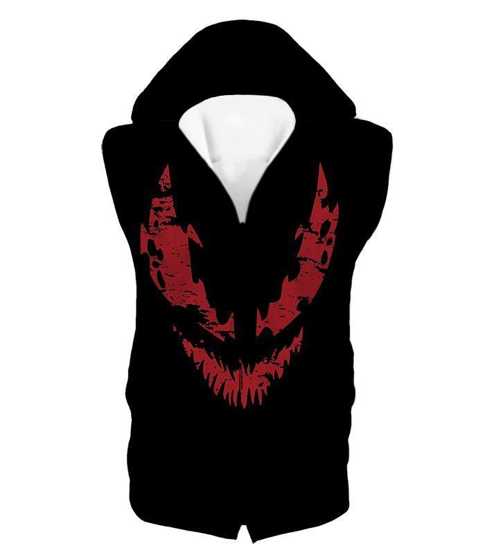 OtakuForm-OP Jacket Hooded Tank Top / XXS Blood Red Spiderman Villain Carnage Promo Black Jacket