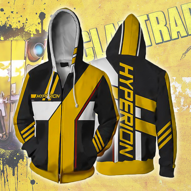 OtakuForm-OP Cosplay Jacket Zip Up Hoodie / US XS (Asian S) Borderlands Hyperion Zip Up Hoodie Jacket