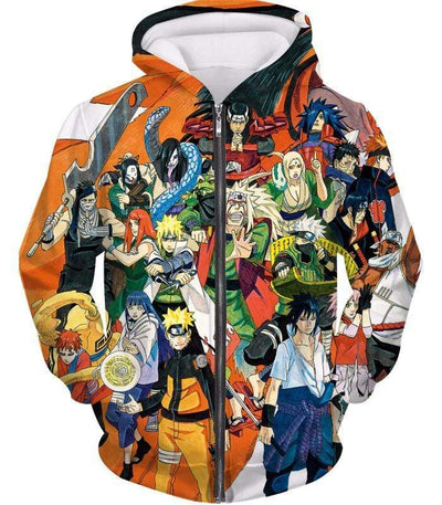 OtakuForm-OP T-Shirt Zip Up Hoodie / XXS Boruto All CharactersT-Shirt