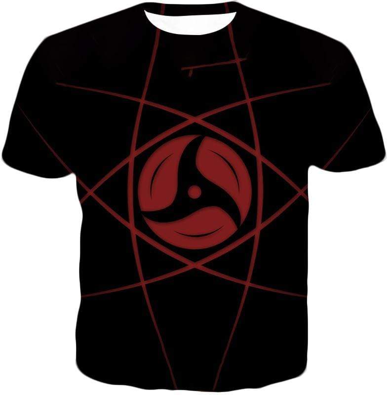 OtakuForm-OP Hoodie T-Shirt / XXS Boruto Cool Mangekyou Sharingan Printed Black Hoodie