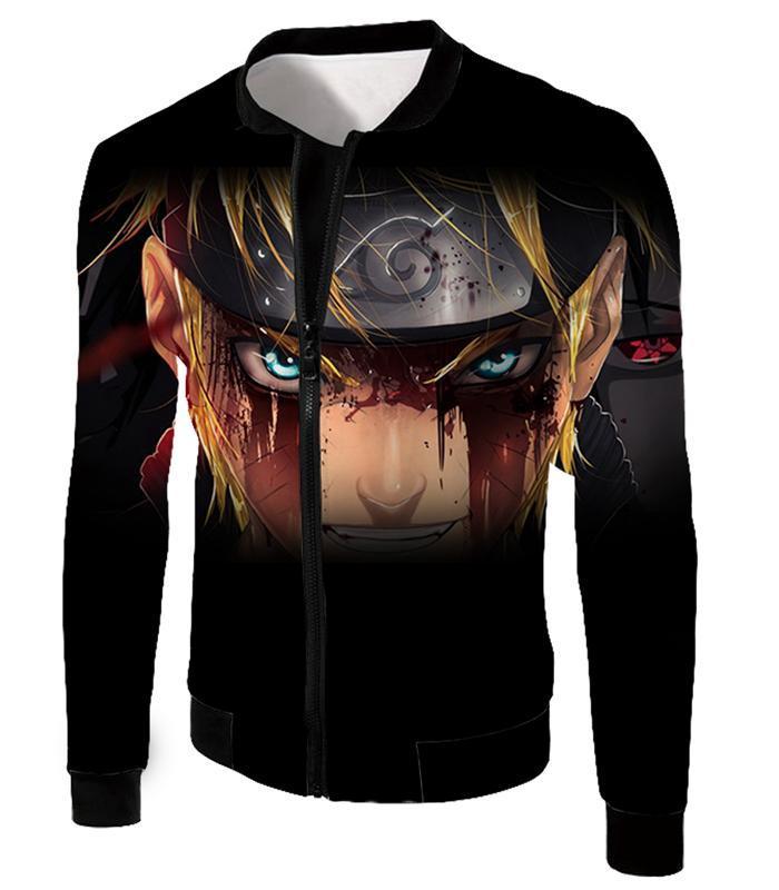 OtakuForm-OP T-Shirt Jacket / XXS Boruto Ninja War Hero Boruto Uzumaki Battle Scars Black T-Shirt