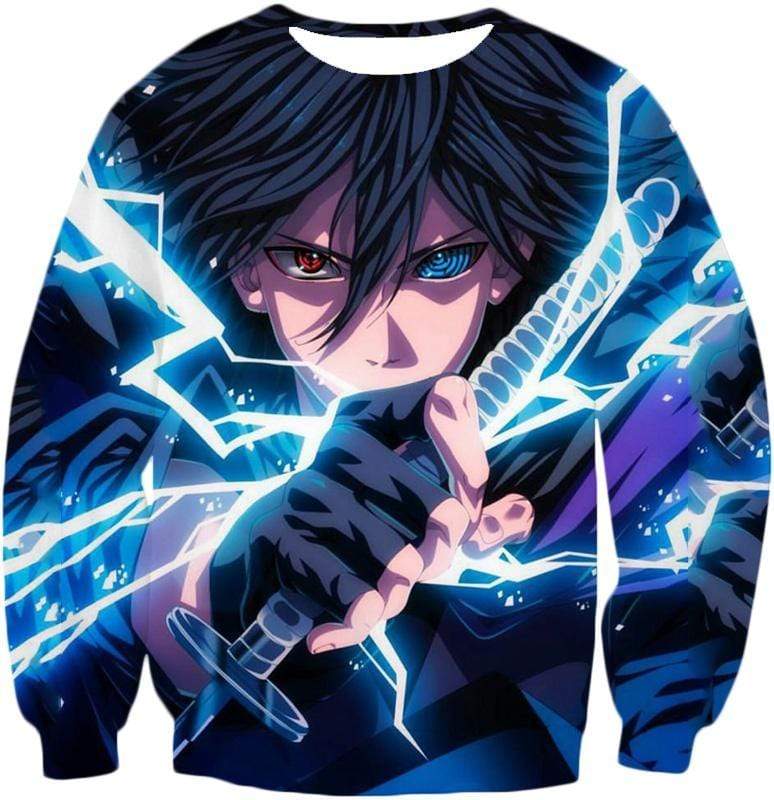 OtakuForm-OP Sweatshirt Sweatshirt / XXS Boruto Sasuke Uchiha Sharingan And Rinnegan Sweatshirt