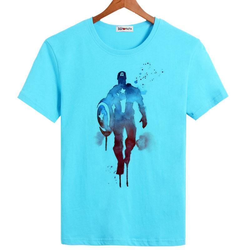 OtakuForm-SH T-Shirt S / Blue Captain America Superhero T-Shirt in 4 colors
